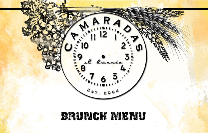 Camaradas El Barrio Sunday brunch menu in Spanish Harlem NYC