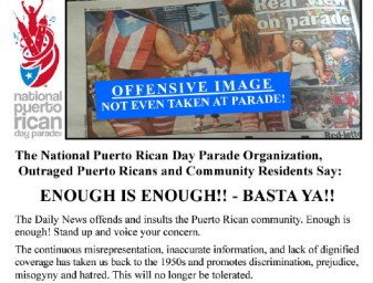 protest ny daily news puerto rican day parade 2015